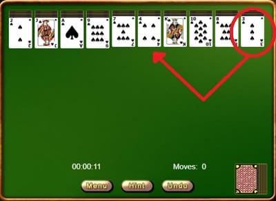 spider solitaire card game online